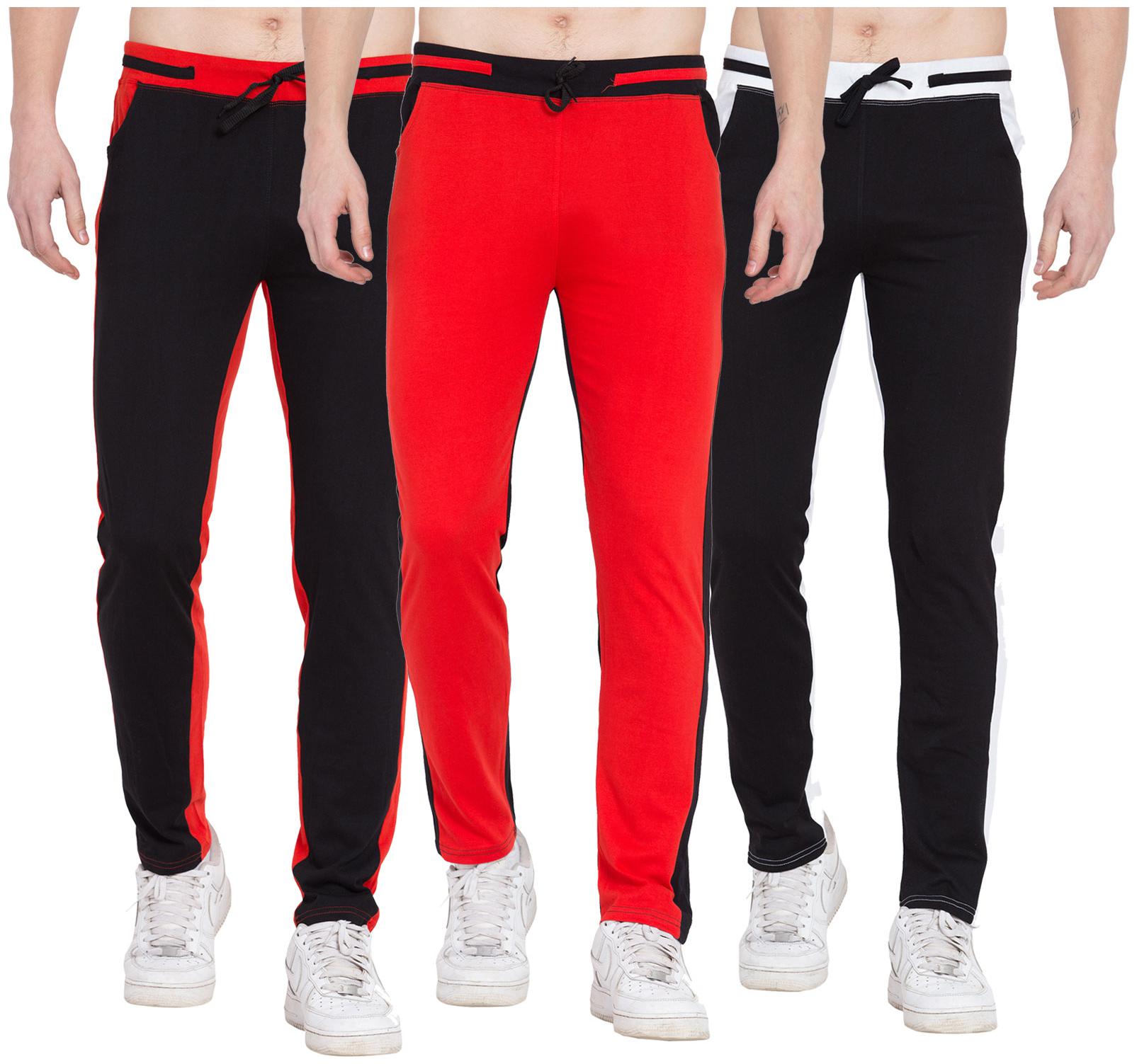 

Cliths Men Multi Solid Slim fit Track pants