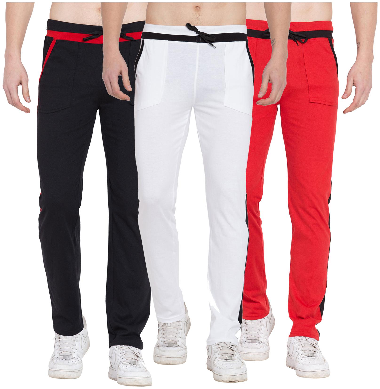 

Cliths Men Multi Solid Slim fit Track pants