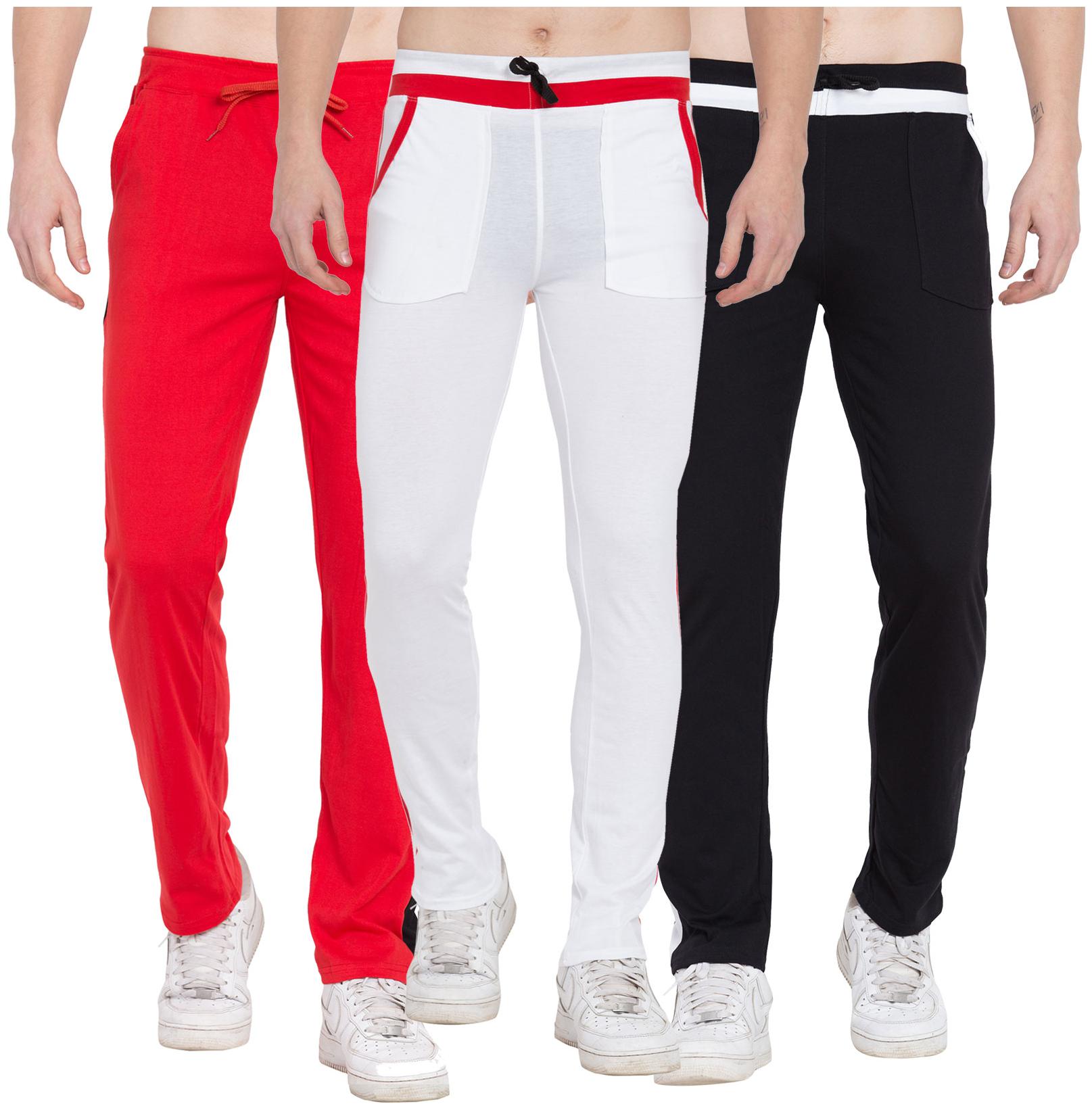 

Cliths Men Multi Solid Slim fit Track pants
