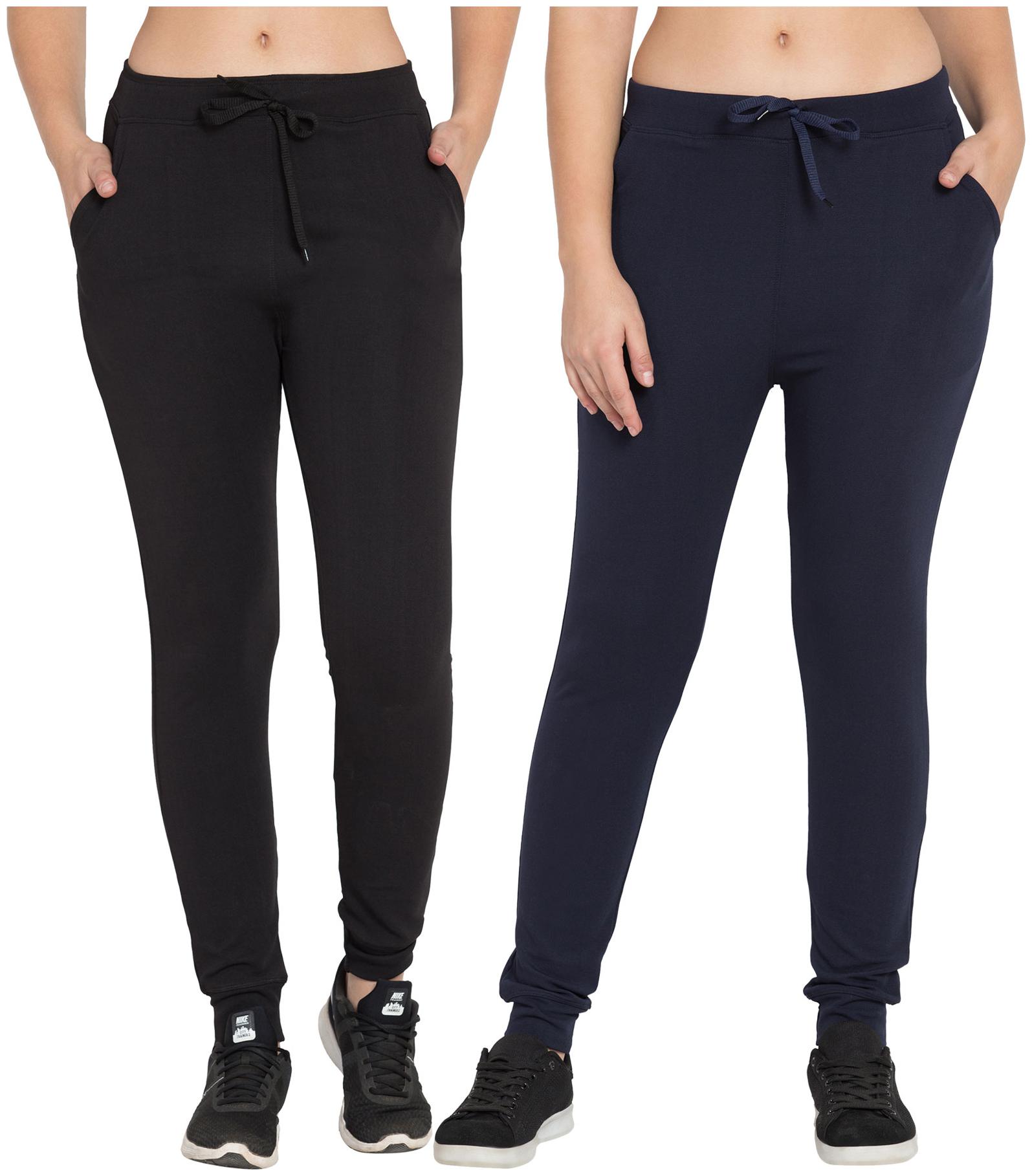 

Cliths Women Slim fit Polyester Solid Track pants - Multi