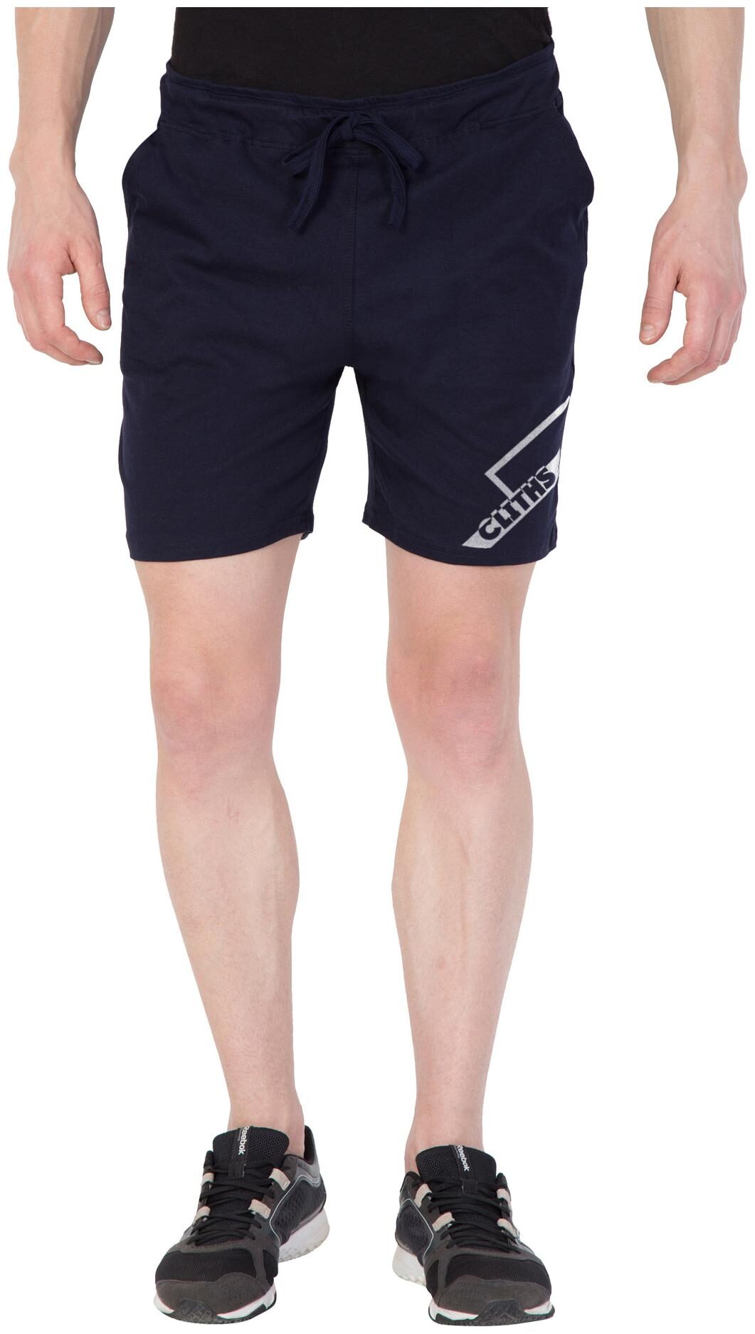 

Cliths Men Blue Slim Fit Regular Shorts