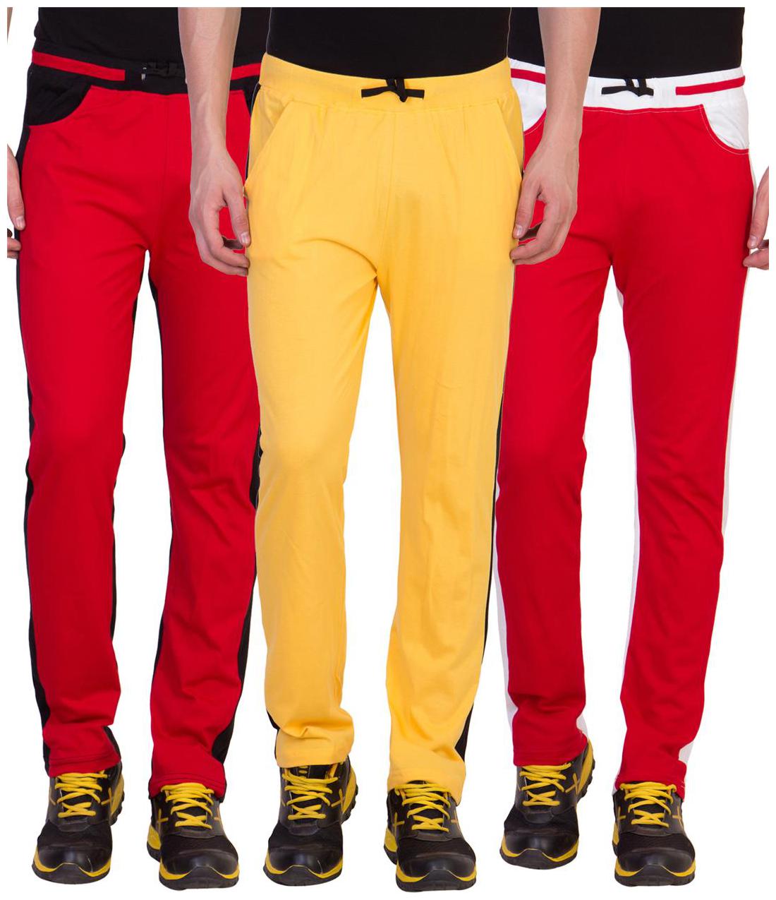

Cliths Men s Cotton Track Pants- Pack of 3