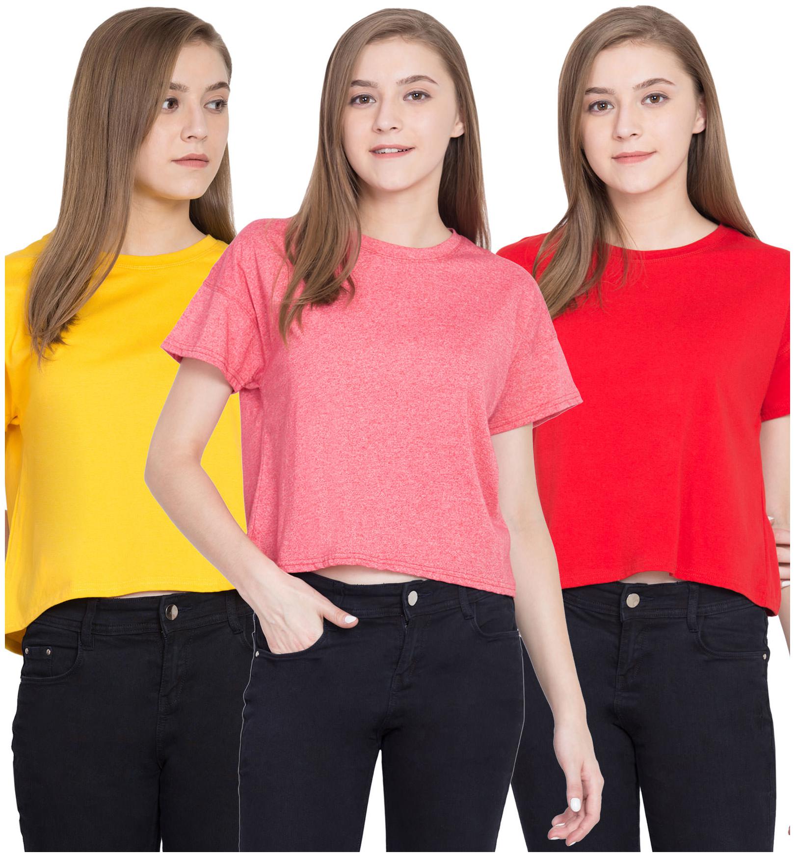 

Cliths Women Solid Regular top - Multi