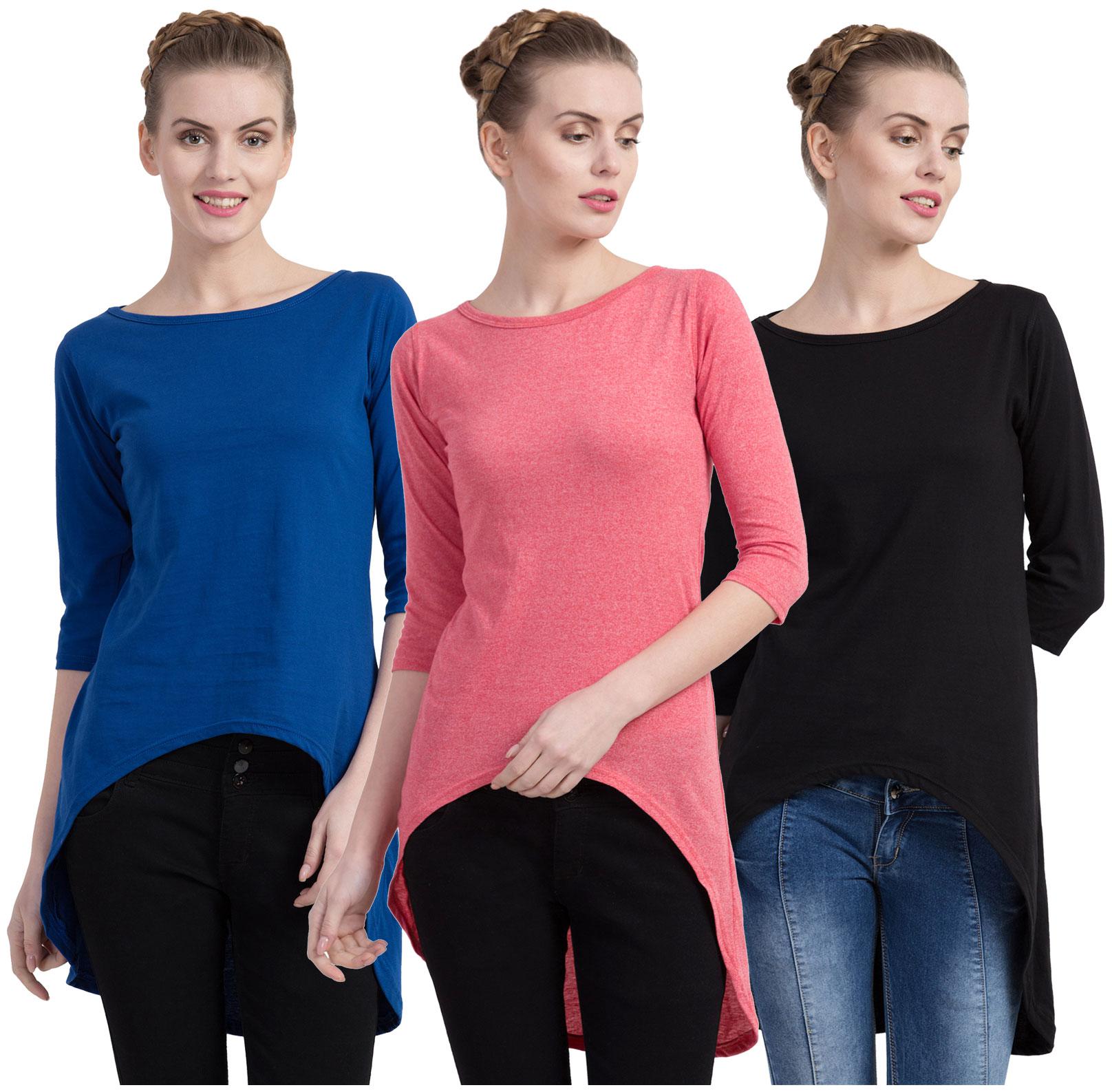 

Cliths Women Solid Regular tunic - Multi