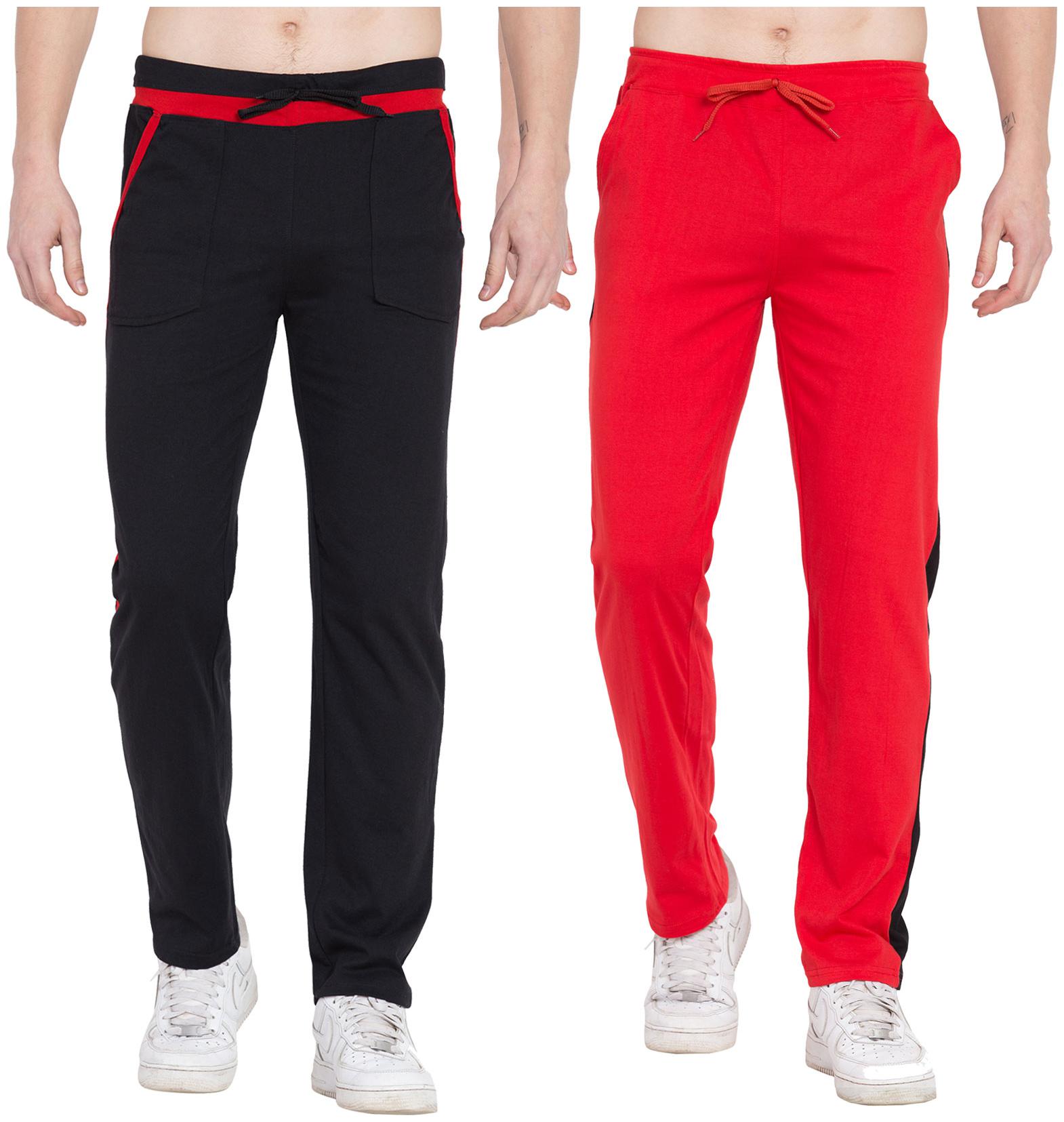 

Cliths Men Multi Solid Slim fit Track pants