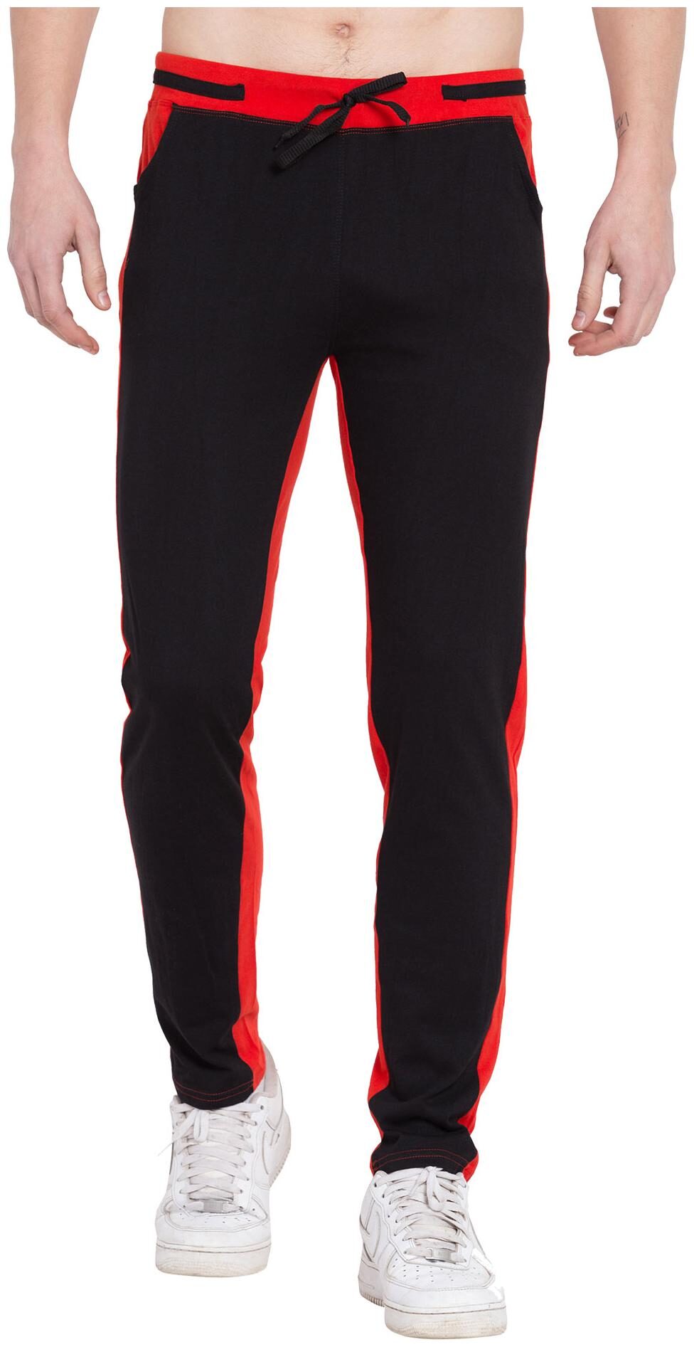 

Cliths Men Black Solid Slim fit Track pants