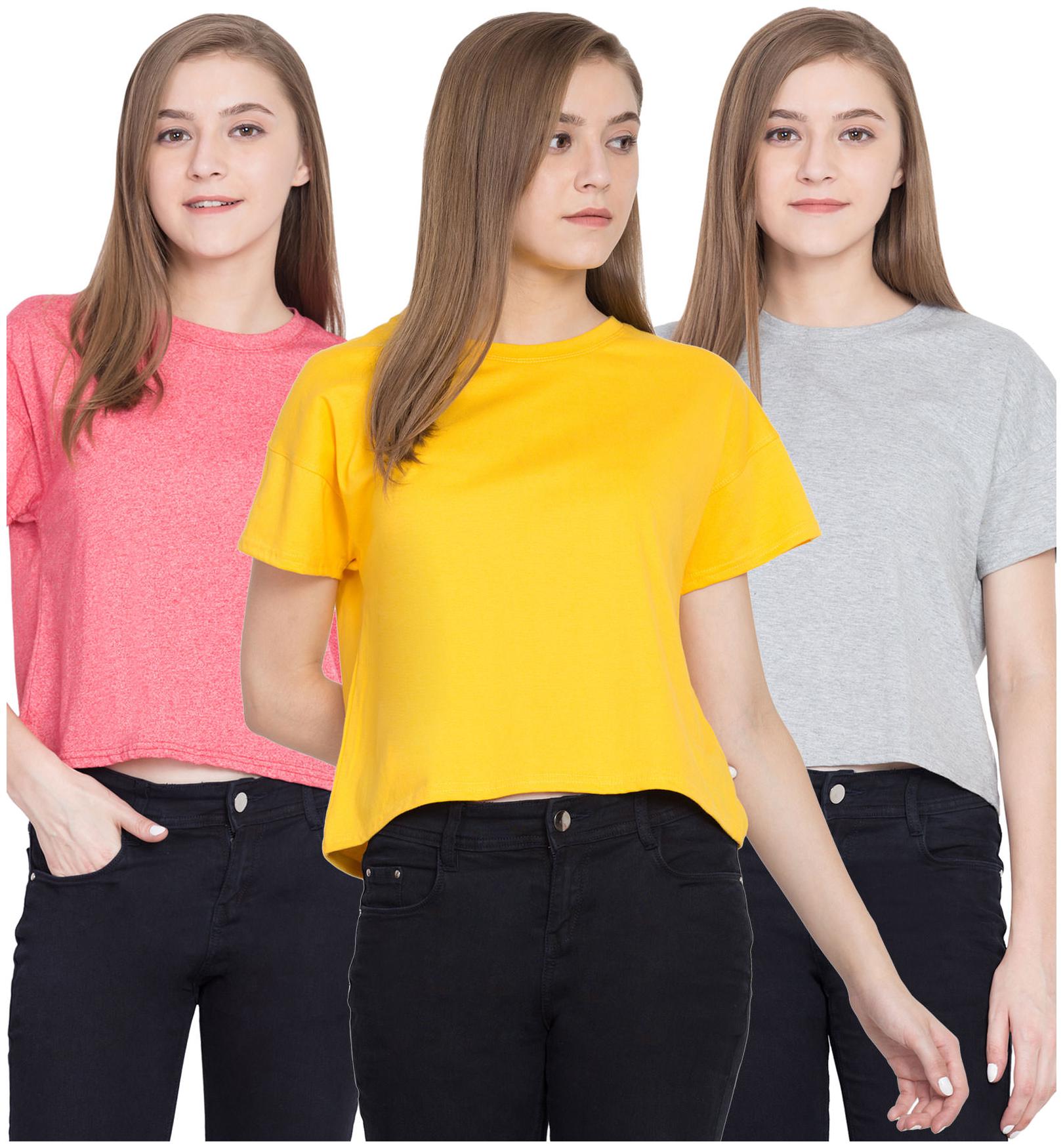 

Cliths Women Solid Regular top - Multi