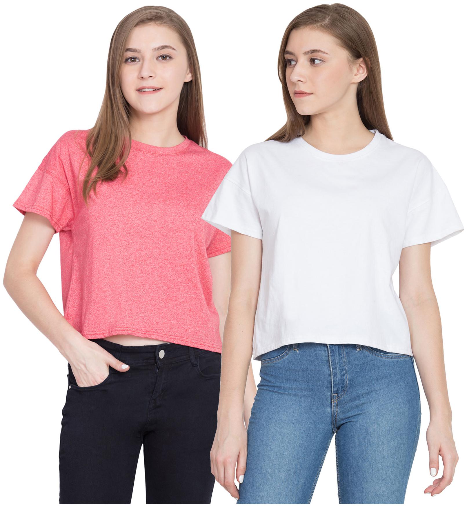 

Cliths Women Solid Regular top - Multi