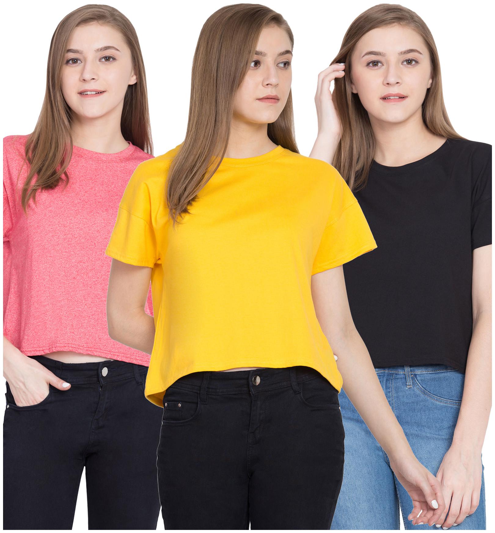 

Cliths Women Solid Regular top - Multi