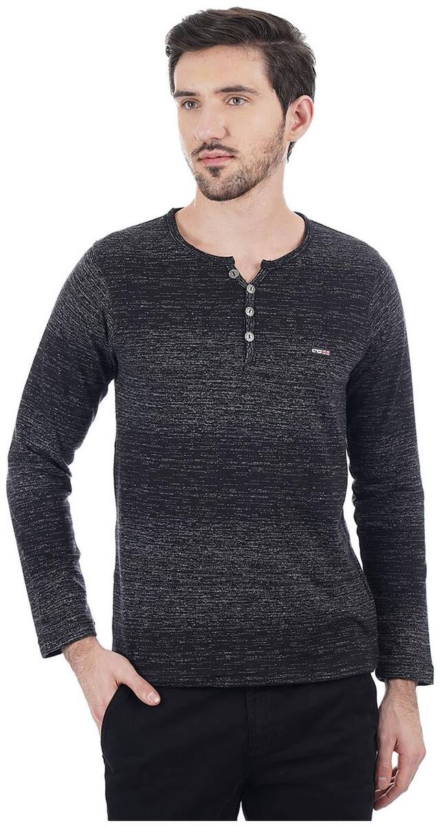 Cloak & Decker by Monte Carlo Men Black T Shirt