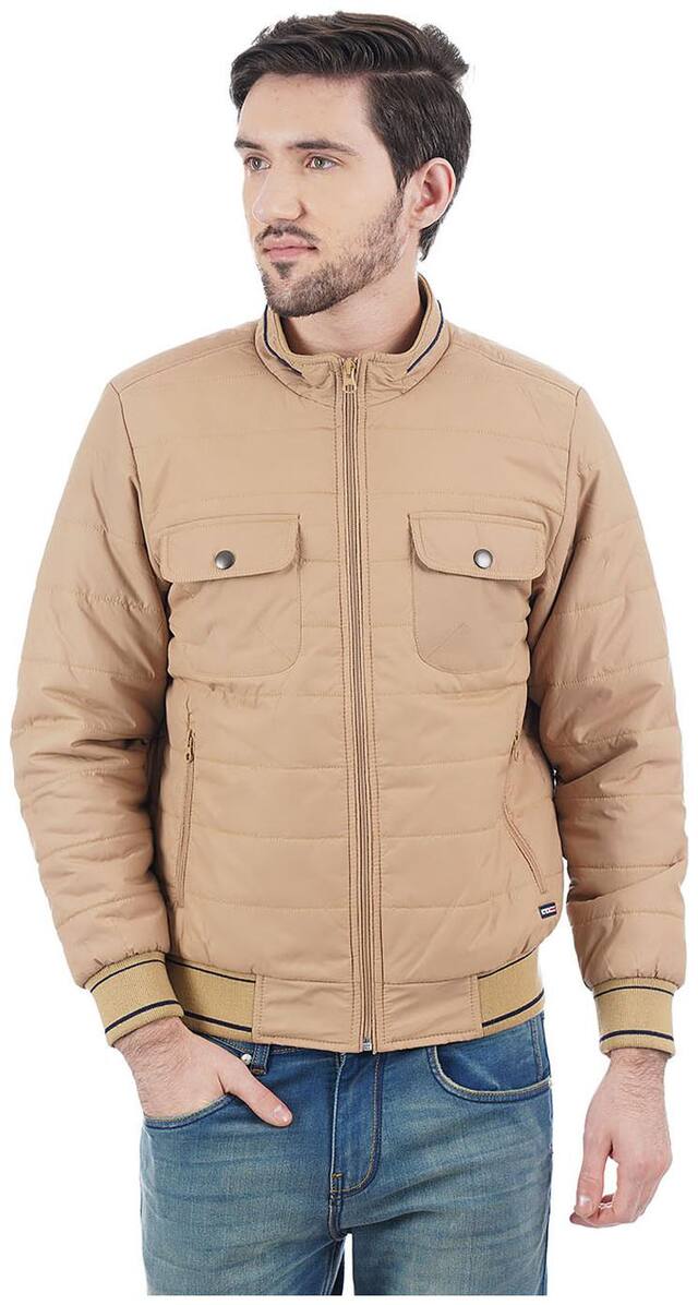 Cloak & Decker by Monte Carlo Men Brown Solid Quilted jacket