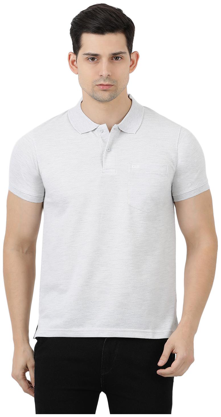 

Cloak Decker Men Grey Regular fit Cotton Polo collar T-Shirt - Pack Of 1