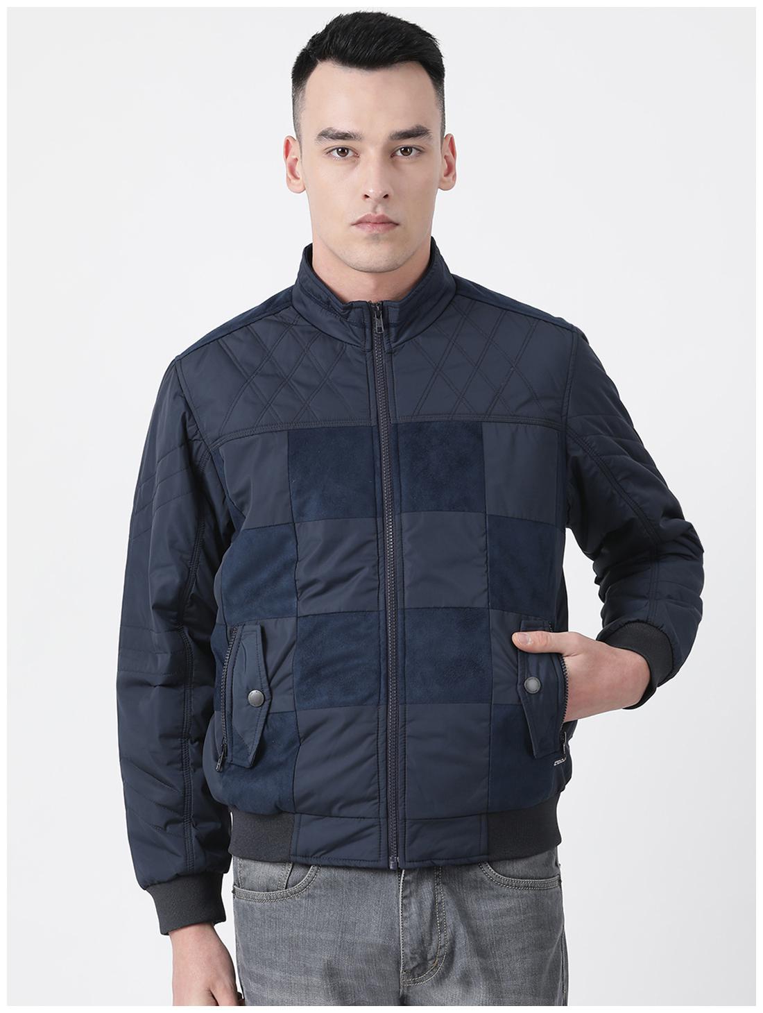 

Cloak Decker Blue Solid Cotton Blend Jacket
