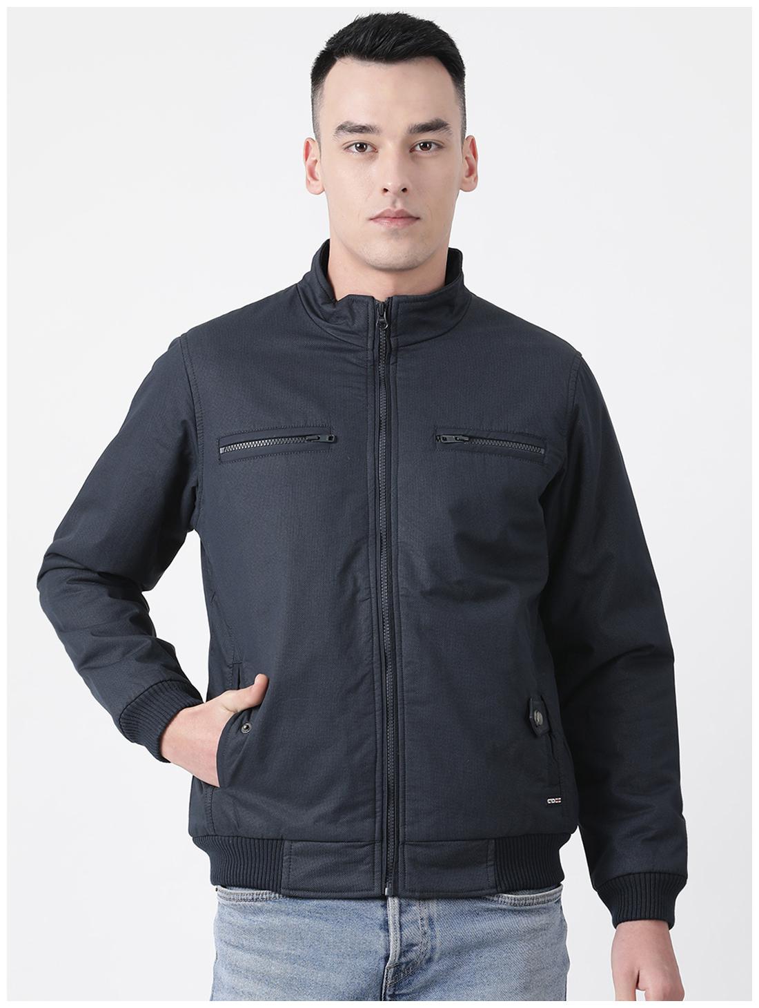 

Cloak Decker Blue Solid Cotton Blend Jacket