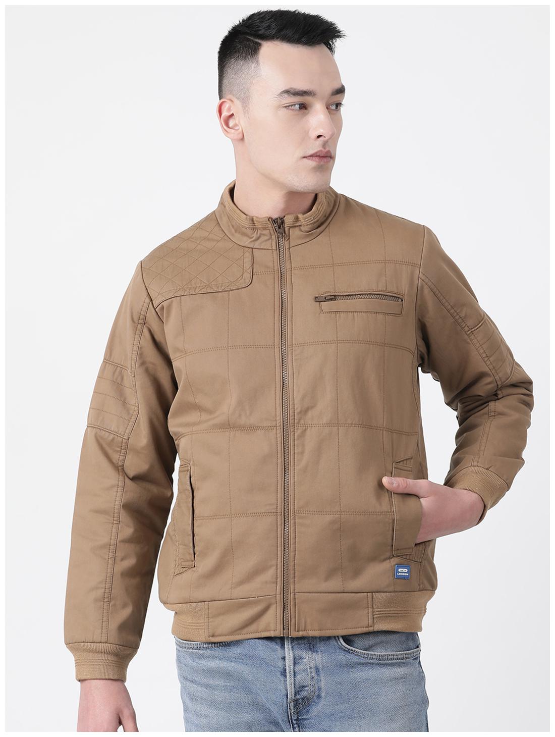 

Cloak Decker Beige Solid Cotton Blend Jacket