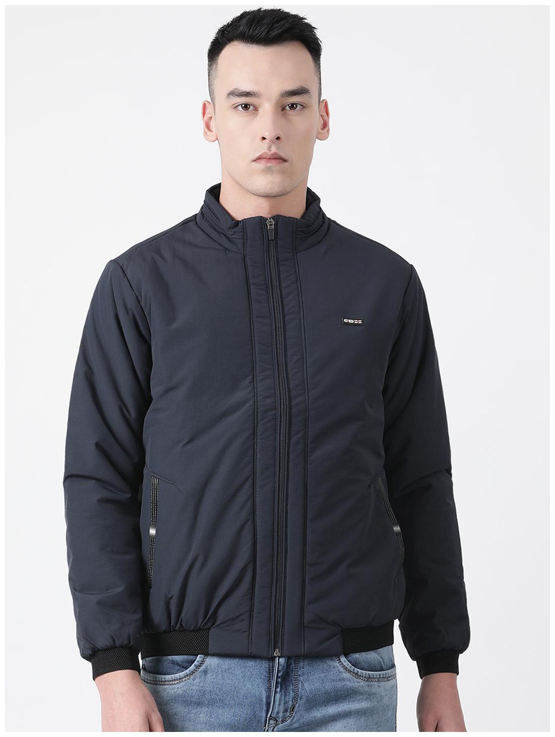 

Cloak Decker Blue Solid Cotton Blend Jacket