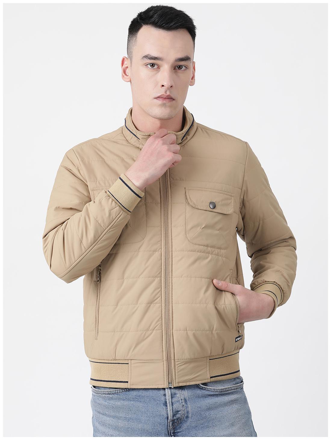 

Cloak Decker Beige Solid Cotton Blend Jacket