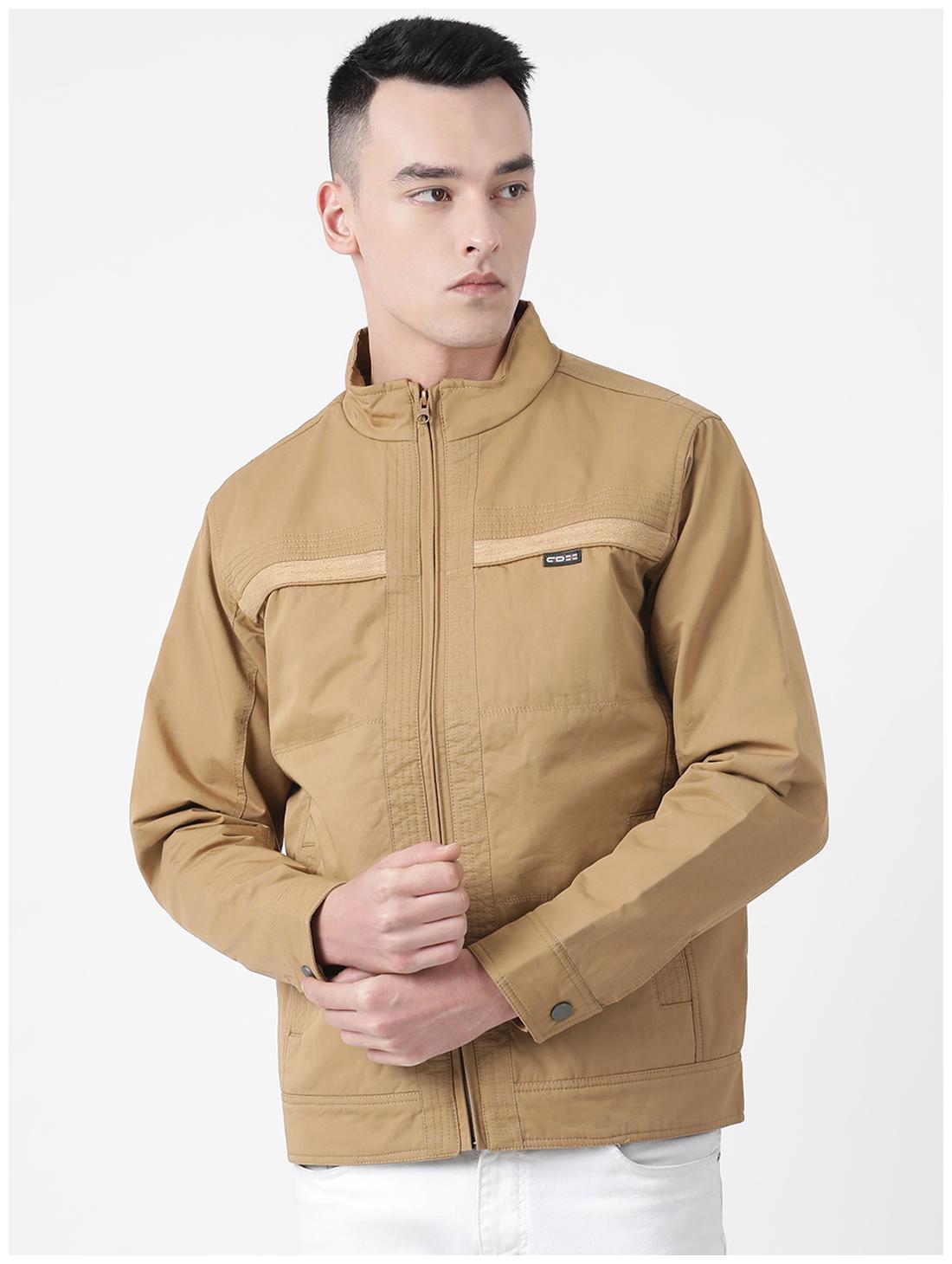 

Cloak Decker Brown Solid Cotton Blend Jacket