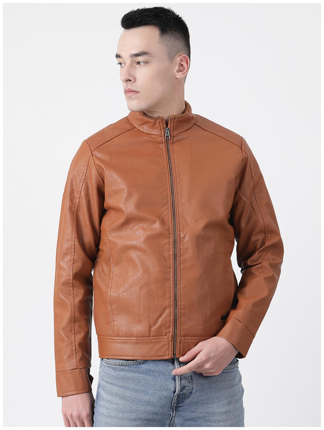

Cloak Decker Brown Solid Cotton Blend Jacket