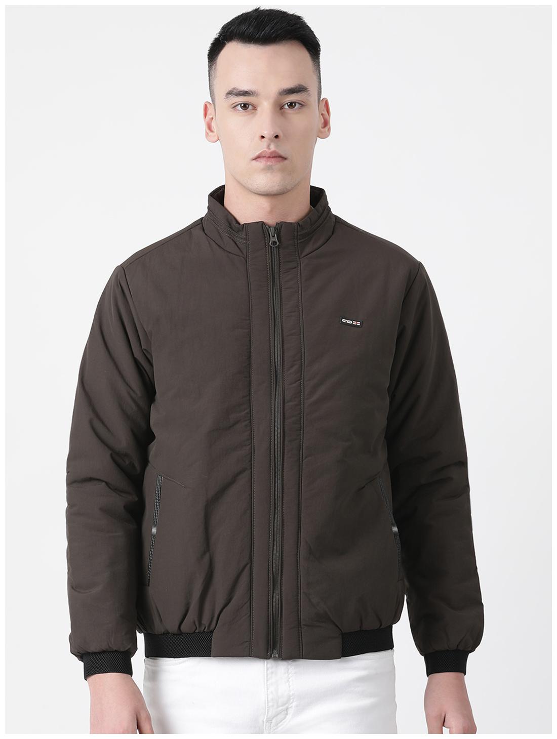 

Cloak Decker Brown Solid Cotton Blend Jacket