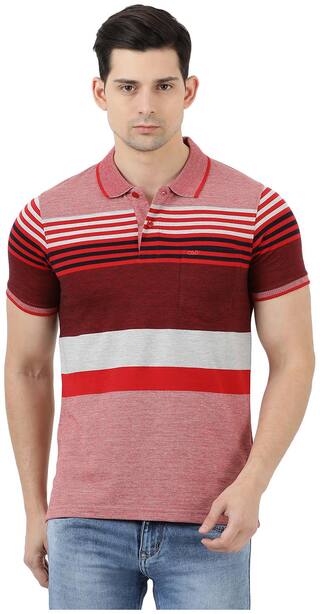 Cloak & Decker Men Cotton Striped TShirt Multi