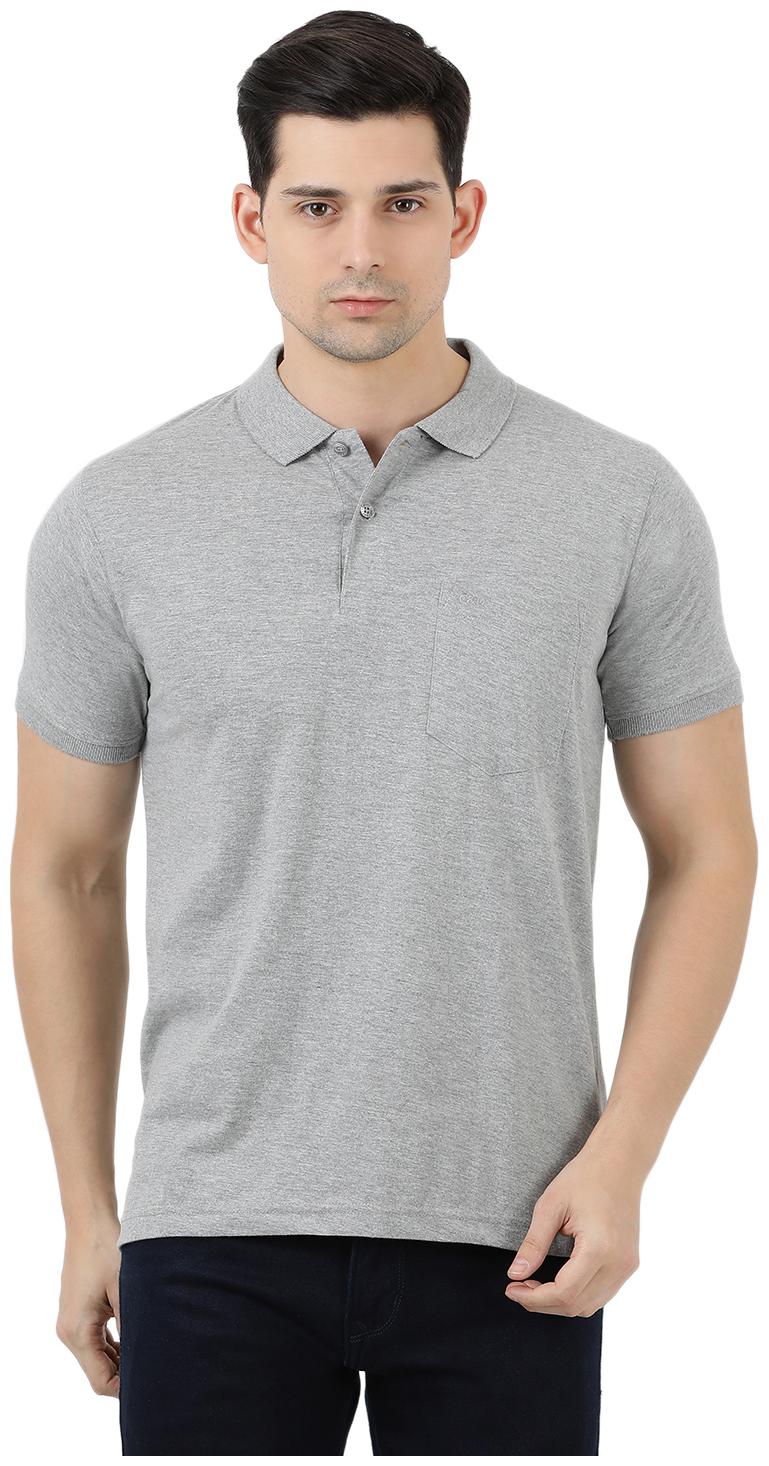 

Cloak Decker Men Grey Regular fit Cotton Polo collar T-Shirt - Pack Of 1