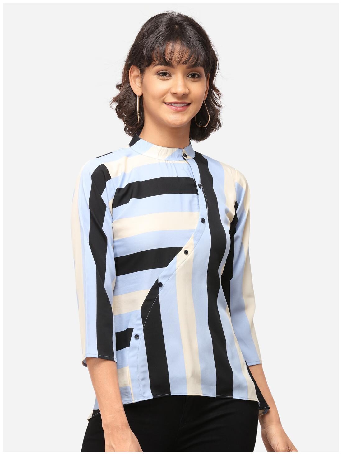 

Clothzy Women Striped Regular top - Multi