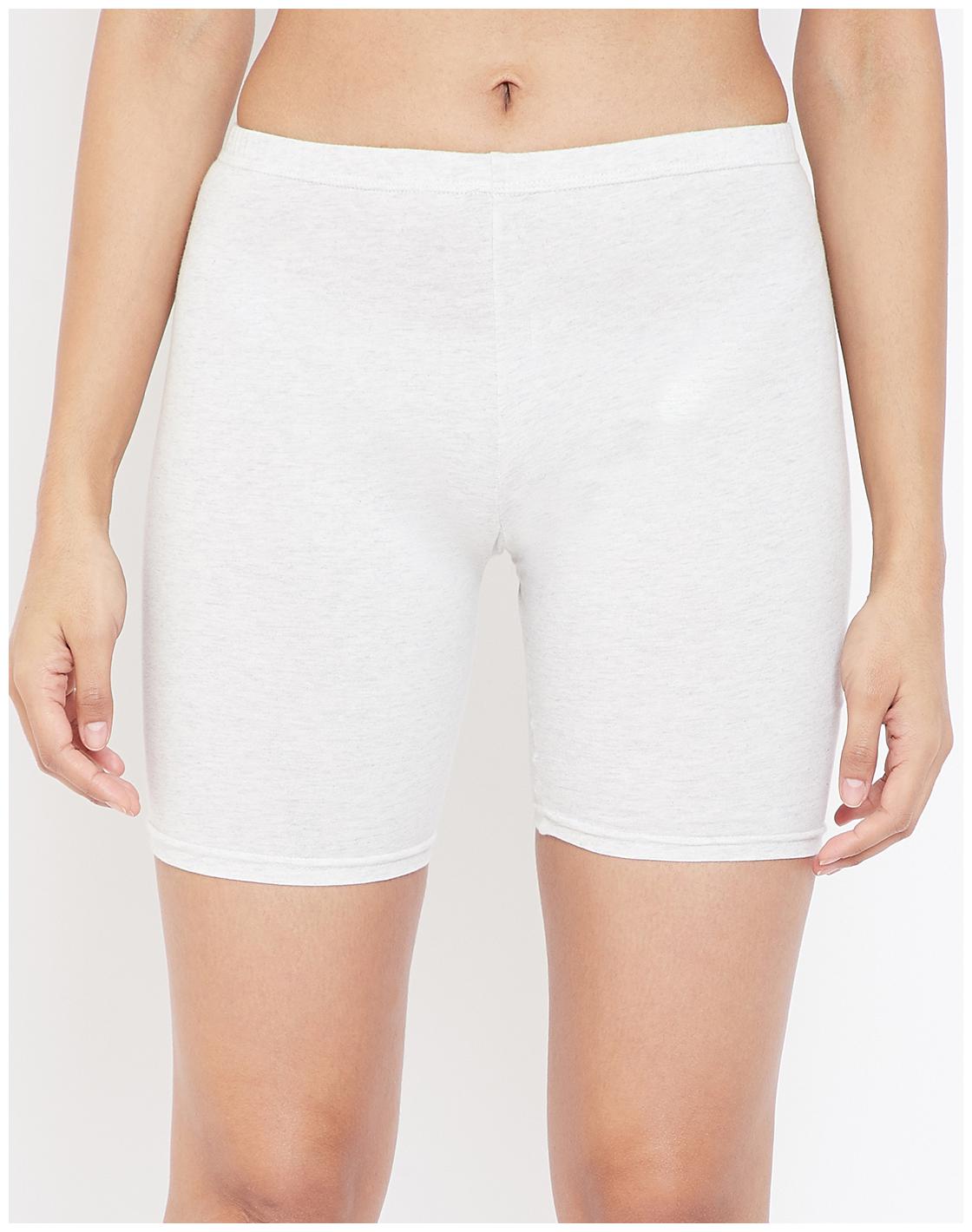 

Clovia Pack Of 1 Solid Mid Waist Boyshorts - Grey