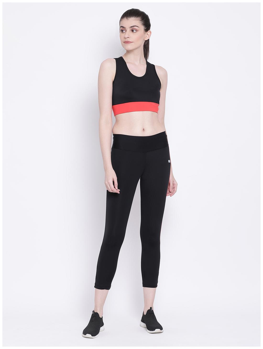 

Clovia Solid Tights - Black