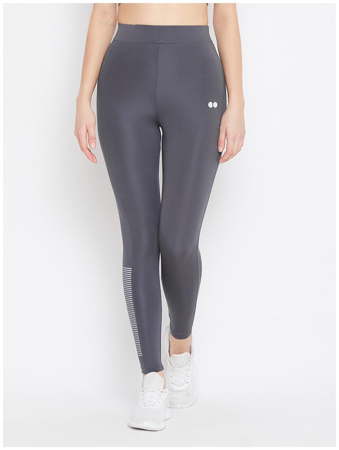 

Clovia Solid Tights - Grey