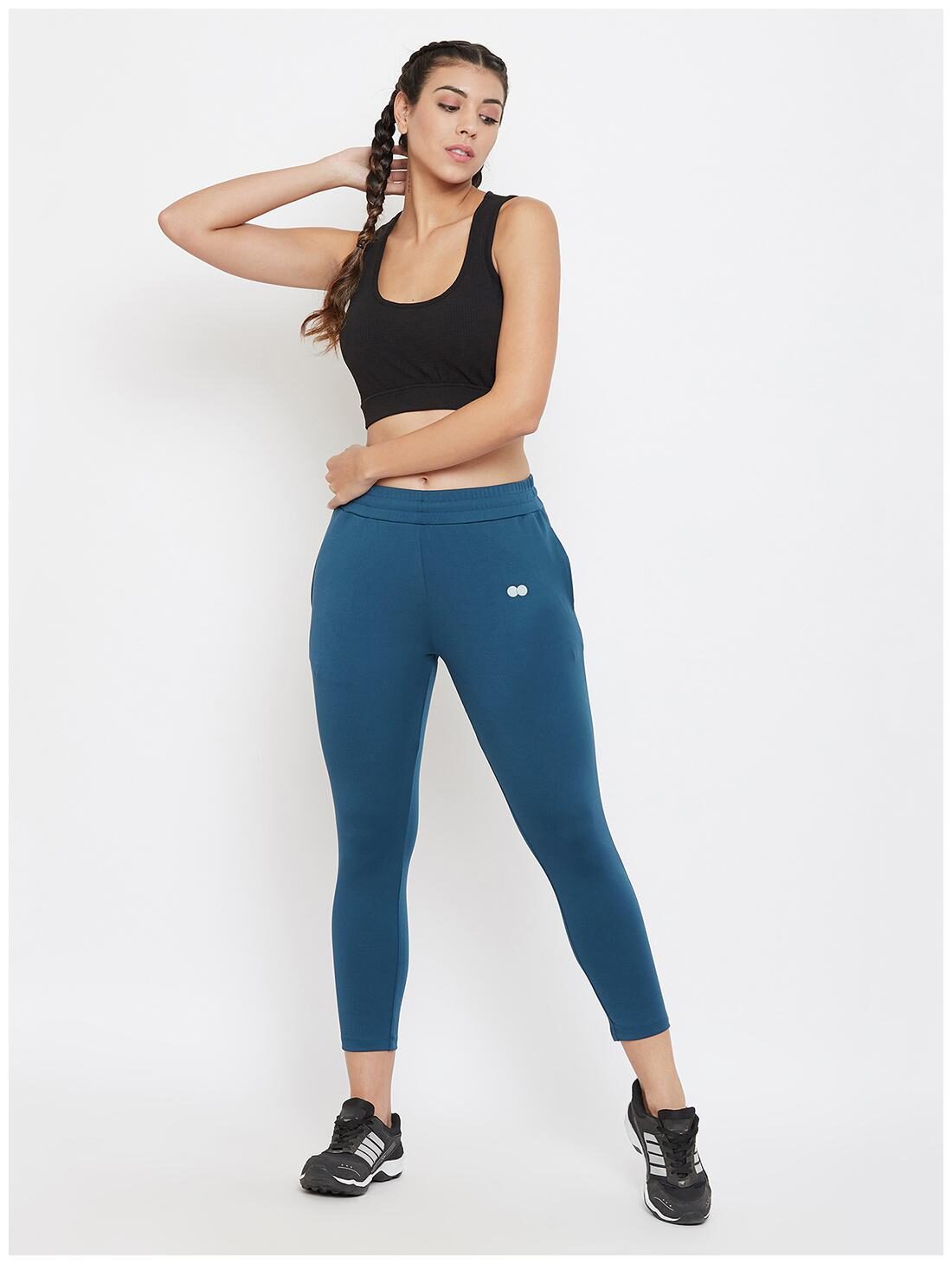 

Clovia Solid Tights - Green