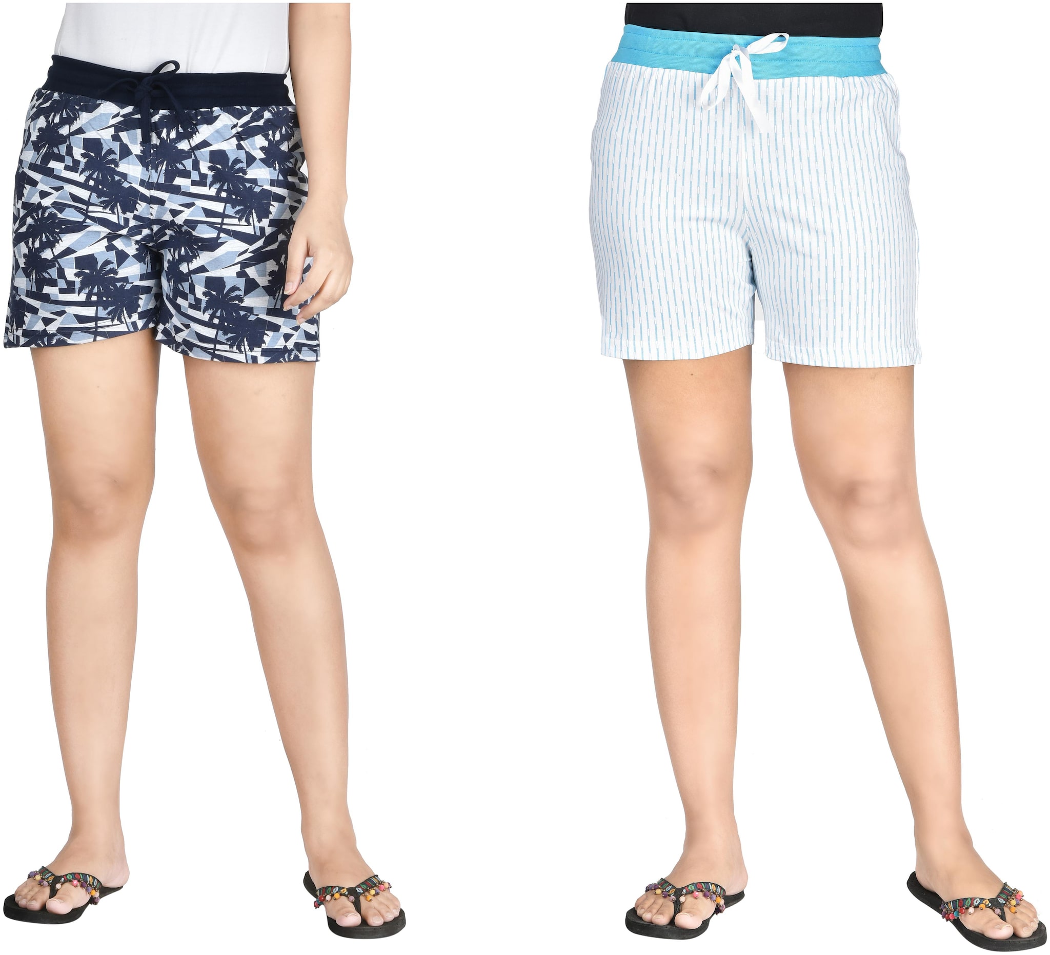 

CLUB A9 Women Printed Regular shorts - Assorted