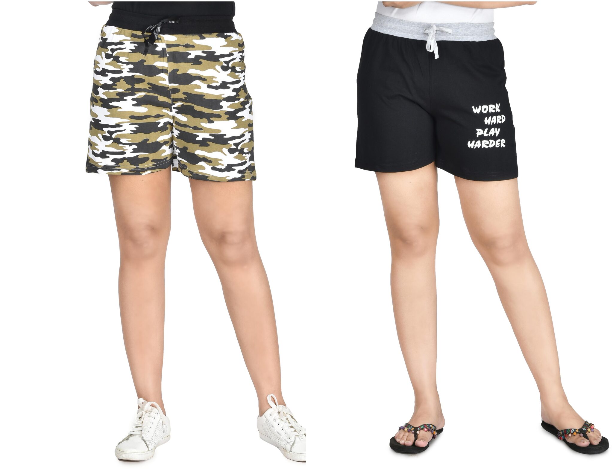 

CLUB A9 Women Printed Regular shorts - Assorted
