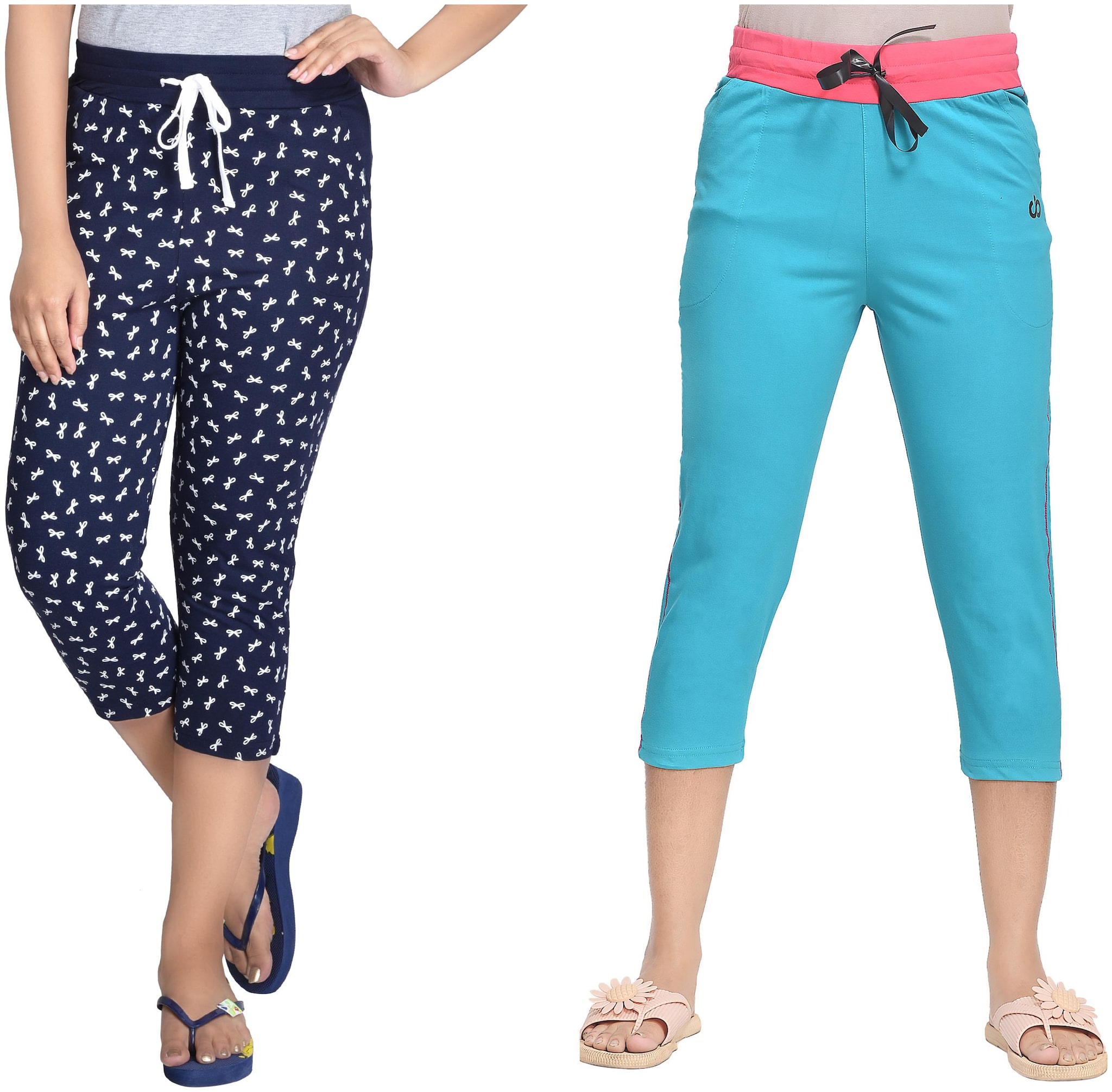 

CLUB A9 Women Printed Regular capri - Assorted