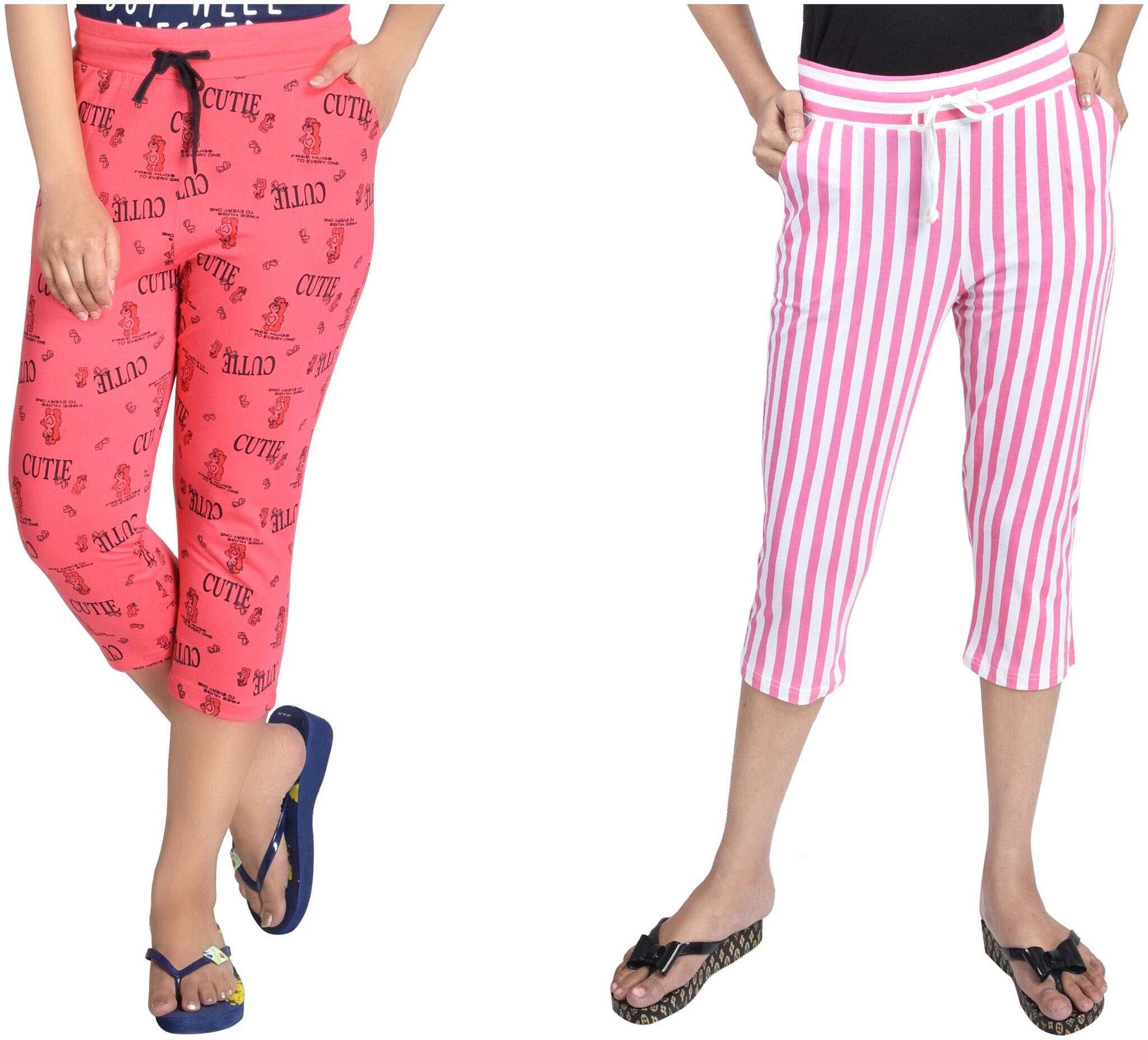 

CLUB A9 Women Printed Regular capri - Assorted