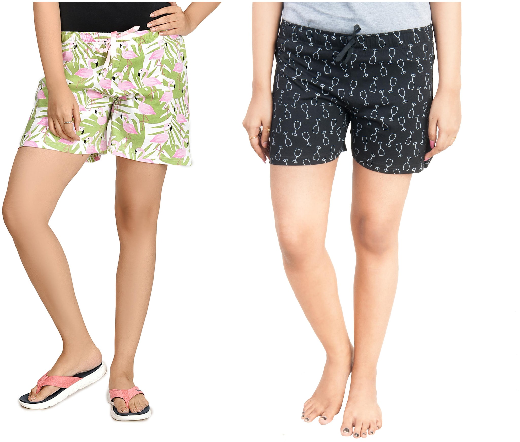 

CLUB A9 Women Printed Regular shorts - Assorted