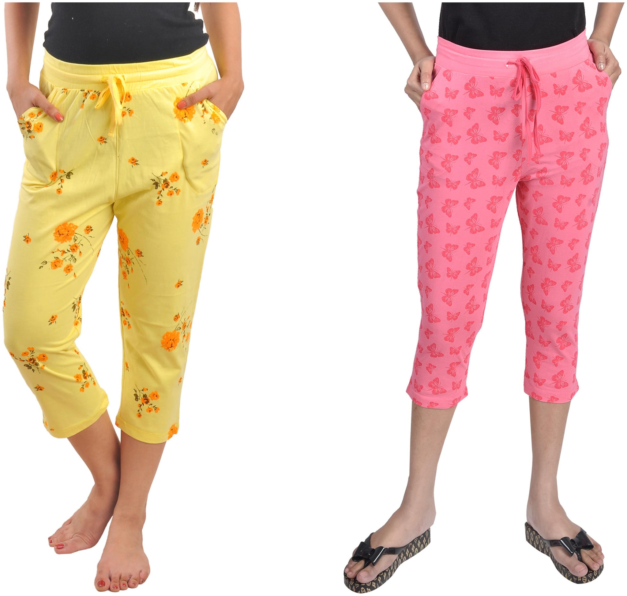 

CLUB A9 Women Printed Regular capri - Multi
