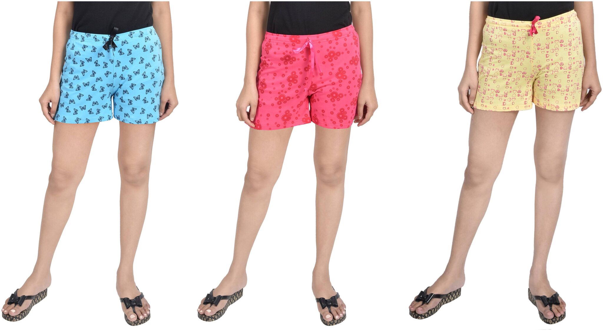 

CLUB A9 Women Printed Regular shorts Hot pants - Multi
