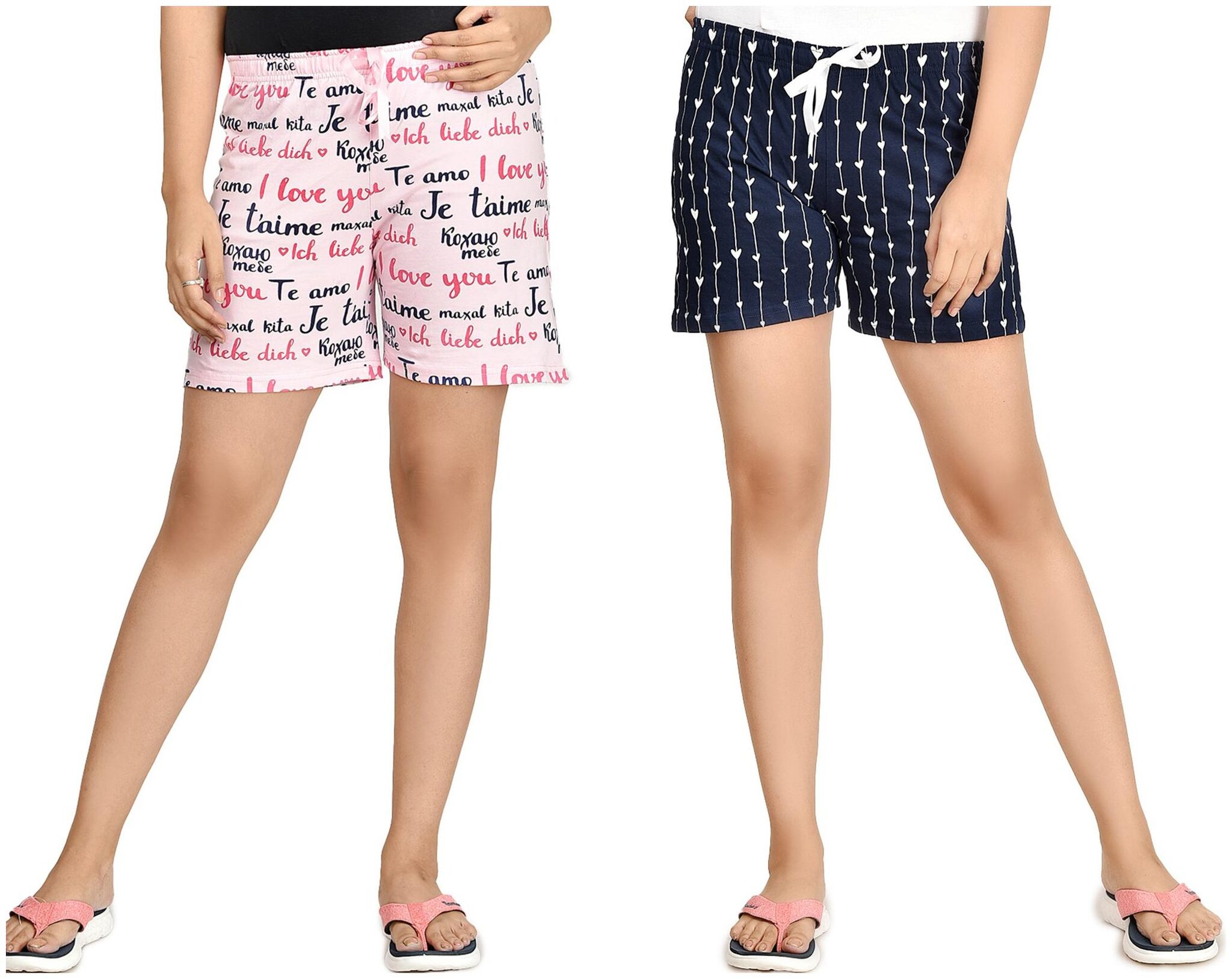 

CLUB A9 Women Printed Regular shorts - Assorted