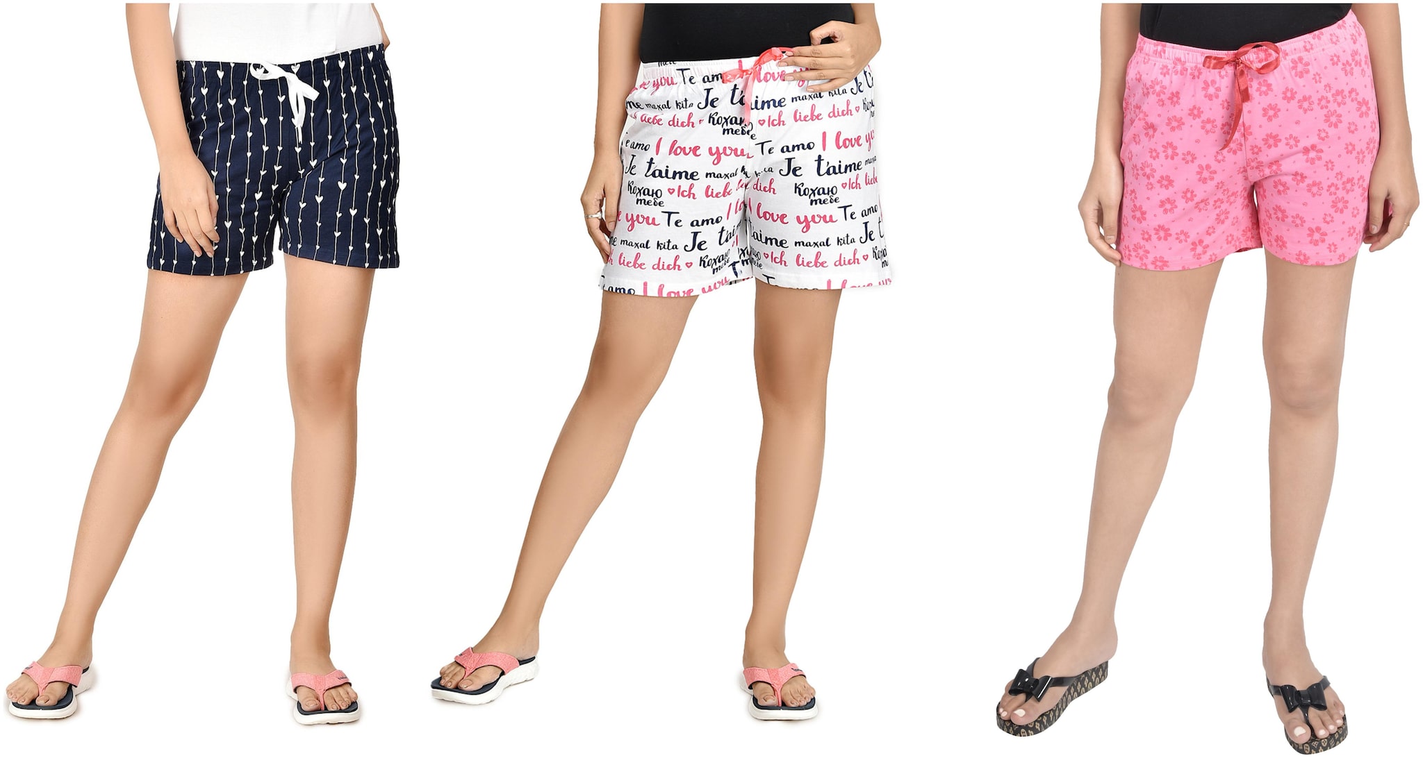 

CLUB A9 Women Printed Regular shorts - Assorted
