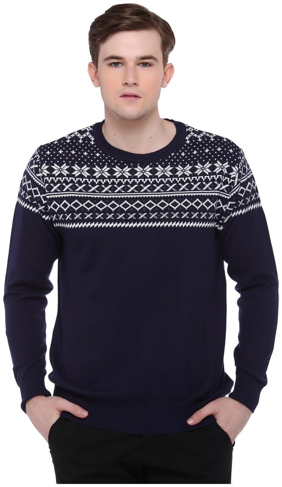 

Club York Men Multi Round neck Pullover