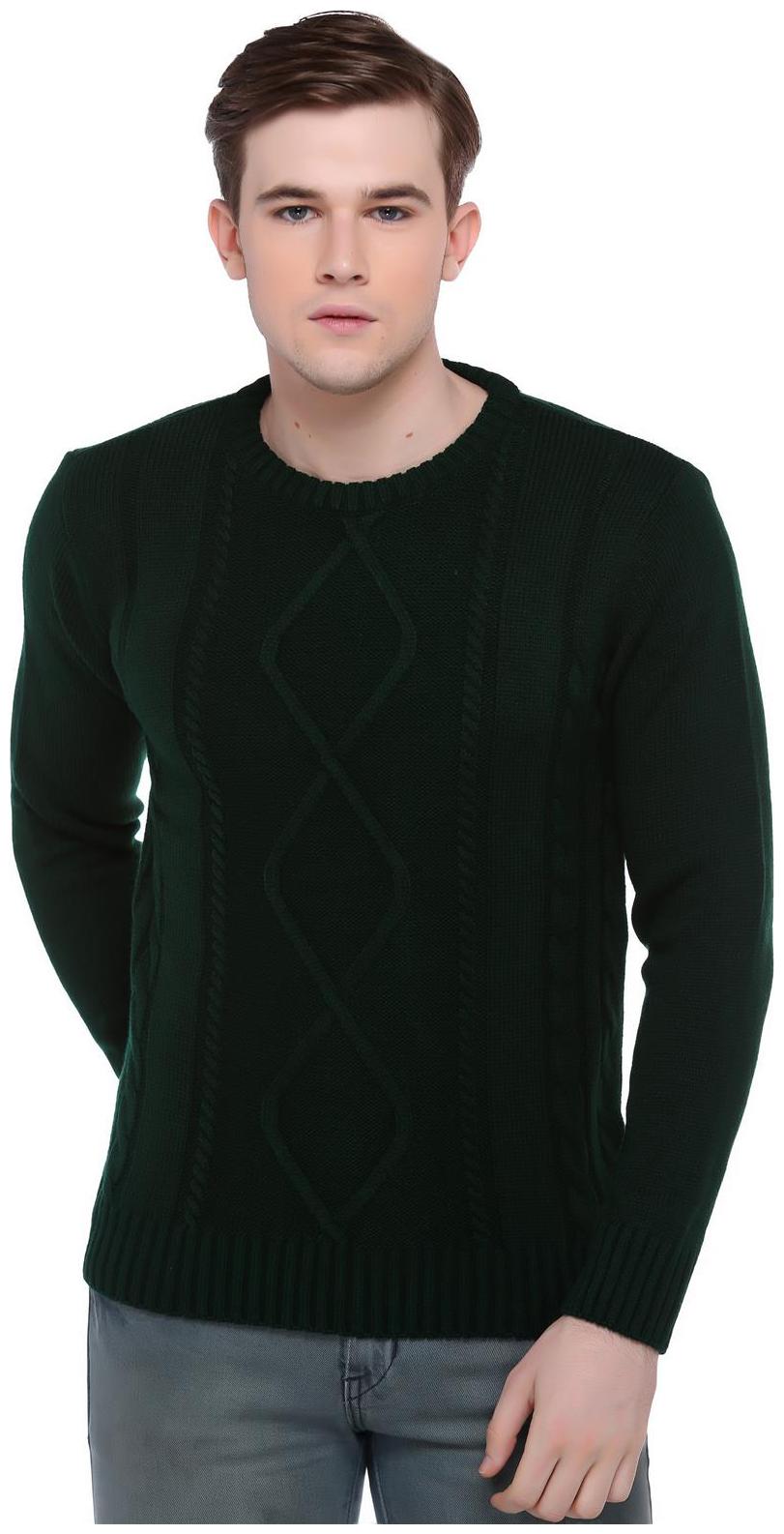 

Club York Men Green Round neck Pullover