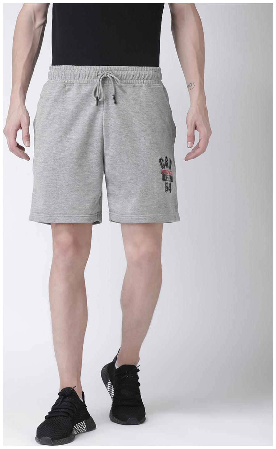 

CLUB YORK Men Grey Regular Fit Regular Shorts