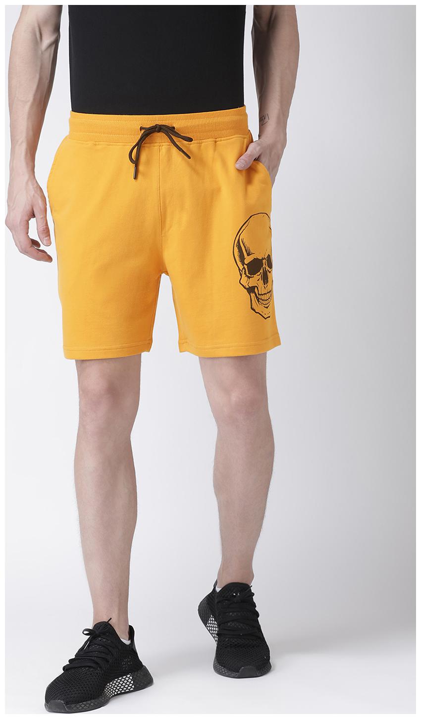 

CLUB YORK Men Yellow Regular Fit Regular Shorts