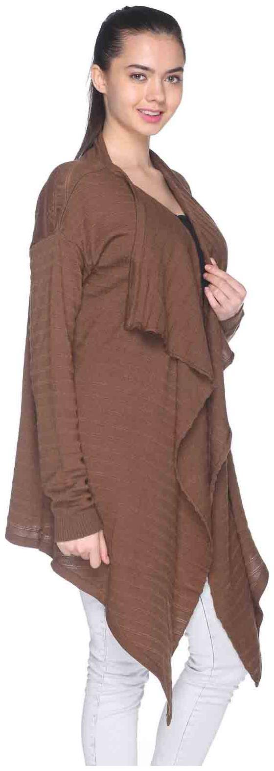 Club York Women Shrug - Brown