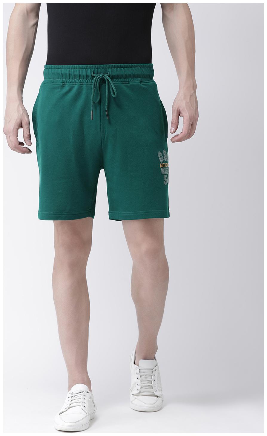 

CLUB YORK Men Green Regular Fit Regular Shorts