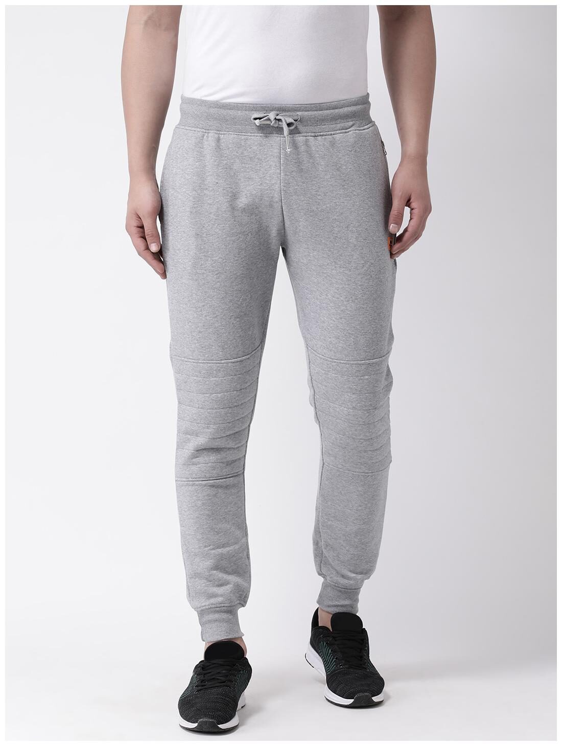 

CLUB YORK Men Grey Solid Slim fit Joggers