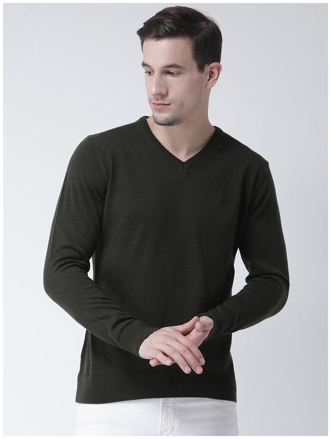 

Club York Men Casual Sweater - Green