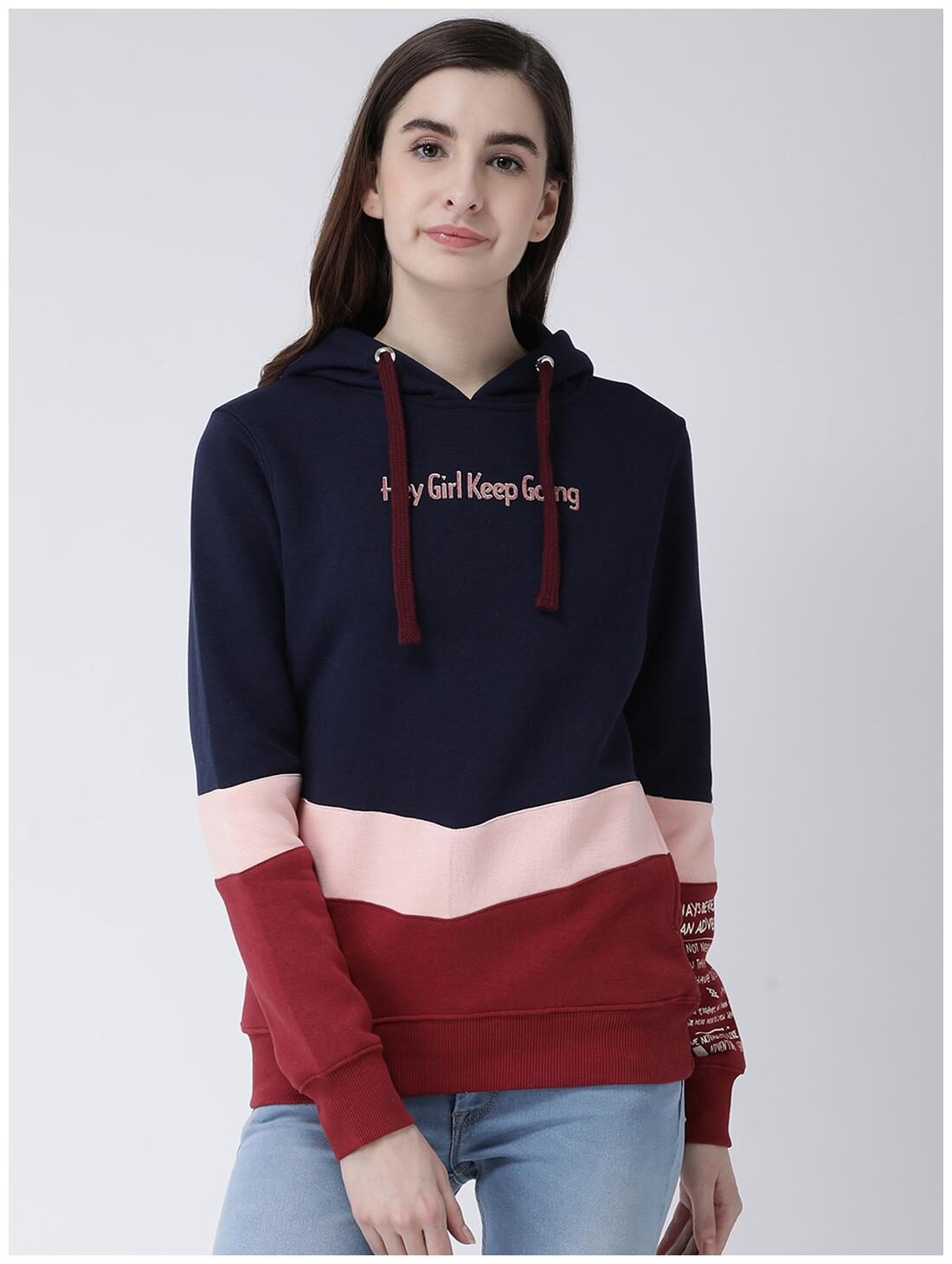 

Club York Men Sweatshirt Color-Blocked Multi