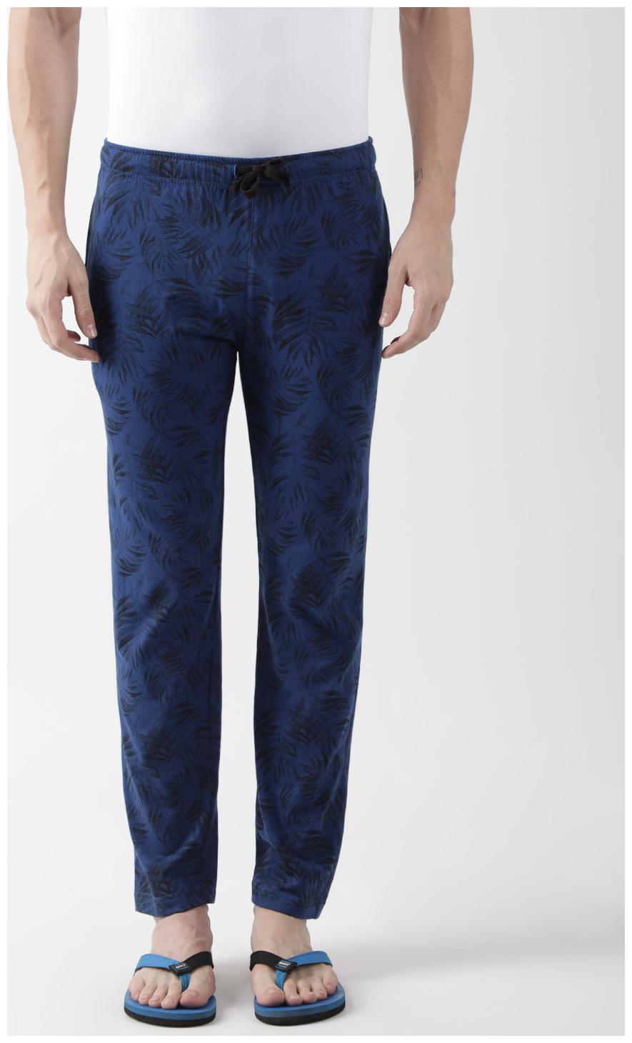 

Club York Men s Printed Comfert fit Track Pant in blue color
